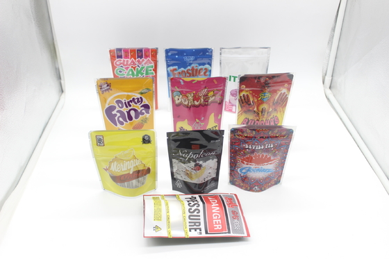 kupować PET błyszczące Mylar worki ziołowe Śmierdząco z dziecięcymi zapinki online manufacture