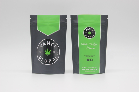 kupować Środki antykonwencjonalne Matte 3.5G Herb Mylar Bags Środki antykonwencjonalne Stand Up Zipper Bag online manufacture