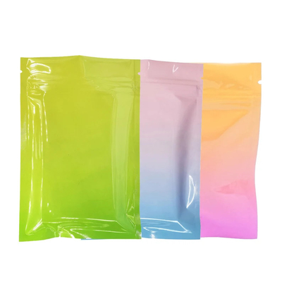 kupować Żywność Śniada 3 Strony Zamknięte worki Zipper Gradient Kolor Tęczowy Kolorowy online manufacture
