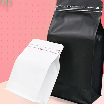 kupować Niestandardowa, ośmioboczna, płaska torba do kawy 250g 500g 1000g z zaworem online manufacture