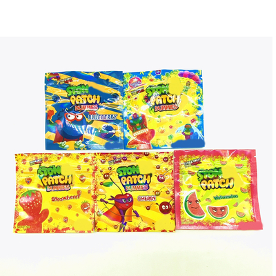 kupować Glossy Finish Plastic Three Side Seal Bag For Chewing Gummie Candy online manufacture