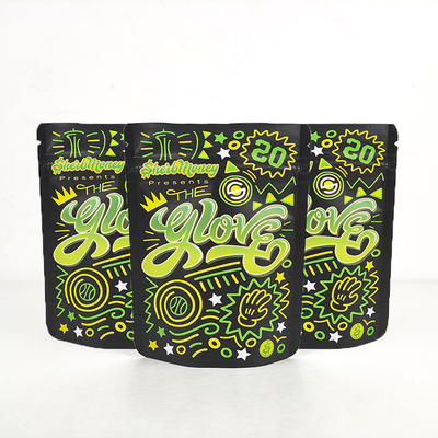 kupować Wydawane na zamówienie 3.5g ziplockk Mylar Bags Aluminium Foil Stand Up For Weed online manufacture
