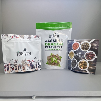kupować Ściany Mylar Stand Up Pockets Zipper Tea Packaging Bag online manufacture