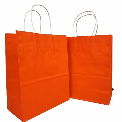 kupować OEM Kraft Paper Shopping Bag For Packaging Clothing Snacks Towary online manufacture
