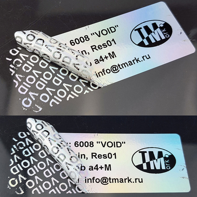 kupować Drukowanie na ekranie Etykiety przeciwfałszowania online manufacture