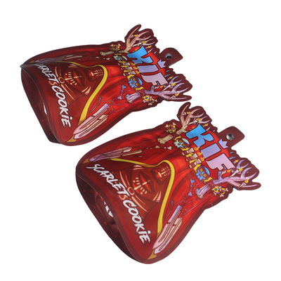 kupować Drukowanie na zamówienie 3.5G Ziplock Mylar Bags Die Cut Irregular Shape Bags online manufacture