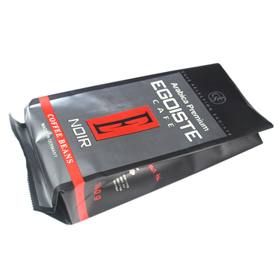 kupować Zapewnienie ciepła Mat Black Side Gusset Coffee Bag Stand Up Ziplock Plastic Pocket 12oz online manufacture