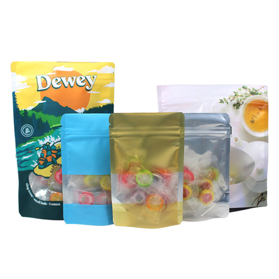 kupować Bezpłatny próbnik Premium Food Stand Up Pocket With Window, Zipper Resalable Bag online manufacture
