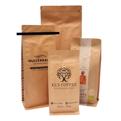 kupować Kompostowalny biodegradowalny stand up pouch odmierzalny śniadaniowy zakład z kawą online manufacture