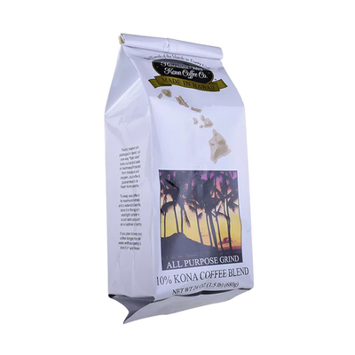 kupować Zapewnienie cieplne Mat Black Stand Up Ziplock Plastic Pocket 1kg Kofianka Geest Bottom Coffee Bag online manufacture