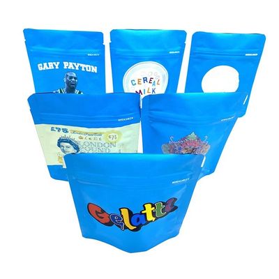 kupować Nieodwracalne dla dzieci Biodegradable Stand Up Pockets 3,5 gram Mylar Doypack Zipper Bags online manufacture
