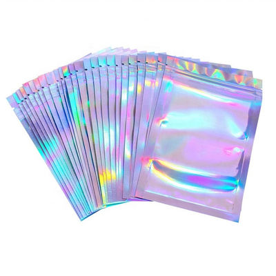 kupować Wypuszczalny Holograficzny Zamknięty Torby PET Zamykające torby online manufacture