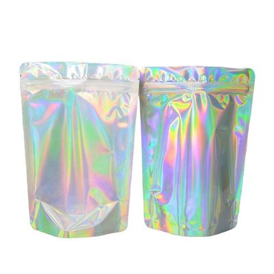 kupować Znowu zamknięte, holograficzne, stojące torebki Mylar, opakowania ekologiczne online manufacture