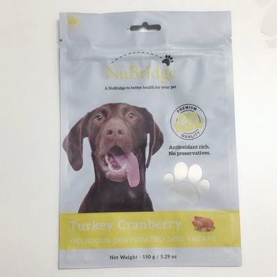 kupować 0.5oz Cyfrowo wydrukowane Stand Up Pockets Gravure Print Dog Treat Packaging online manufacture