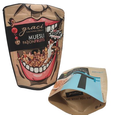kupować 3.5g Mylar ziplockk Stand Up Bags CMYK Drukowane płaskie folie HACCP online manufacture