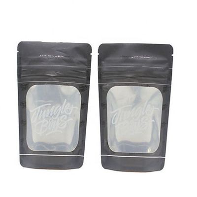 kupować ODM Zobacz przez torebki ponownie zamknięte przekąski Stand Up Pouch Czarny SGS online manufacture