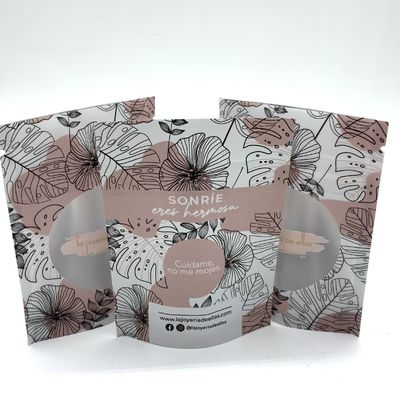 kupować 50 mikronów Body Scrub Pouch Mylar Zipper Flexible Packaging Pouches CMYK Drukowane online manufacture