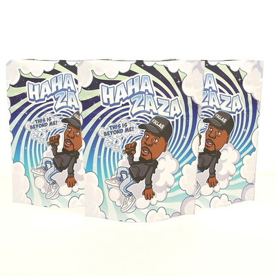 Zastosowane logo zioło Stand Up Pockets kolorowe torby drukarskie z zamkiem 3.5g 7g 14g 28g