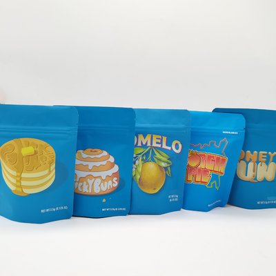 3.5g 7g 14g 28g Mylar worki ziołowe Stand Up Zipper Food Storage Pocket