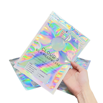 Plastikowe torby holograficzne Mylar z trzema stronami