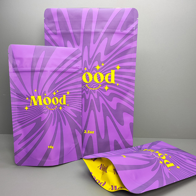 14g 28g Miękkie dotykowe worek Mylar zioło zioło kwiat opakowanie Mylar stand up pouch
