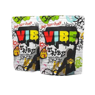3.5g Proof Smell Soft Touch Mylar Bag Stand Up Zipper Bag do pakowania