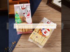 Przejrzystość Strona Gueest Pouch świąteczny worek opakowania dla cukierków Gummies ciasteczka przekąska