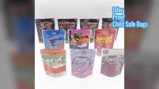 Odporne na zapach torby mylarowe, zabezpieczone przed dziećmi